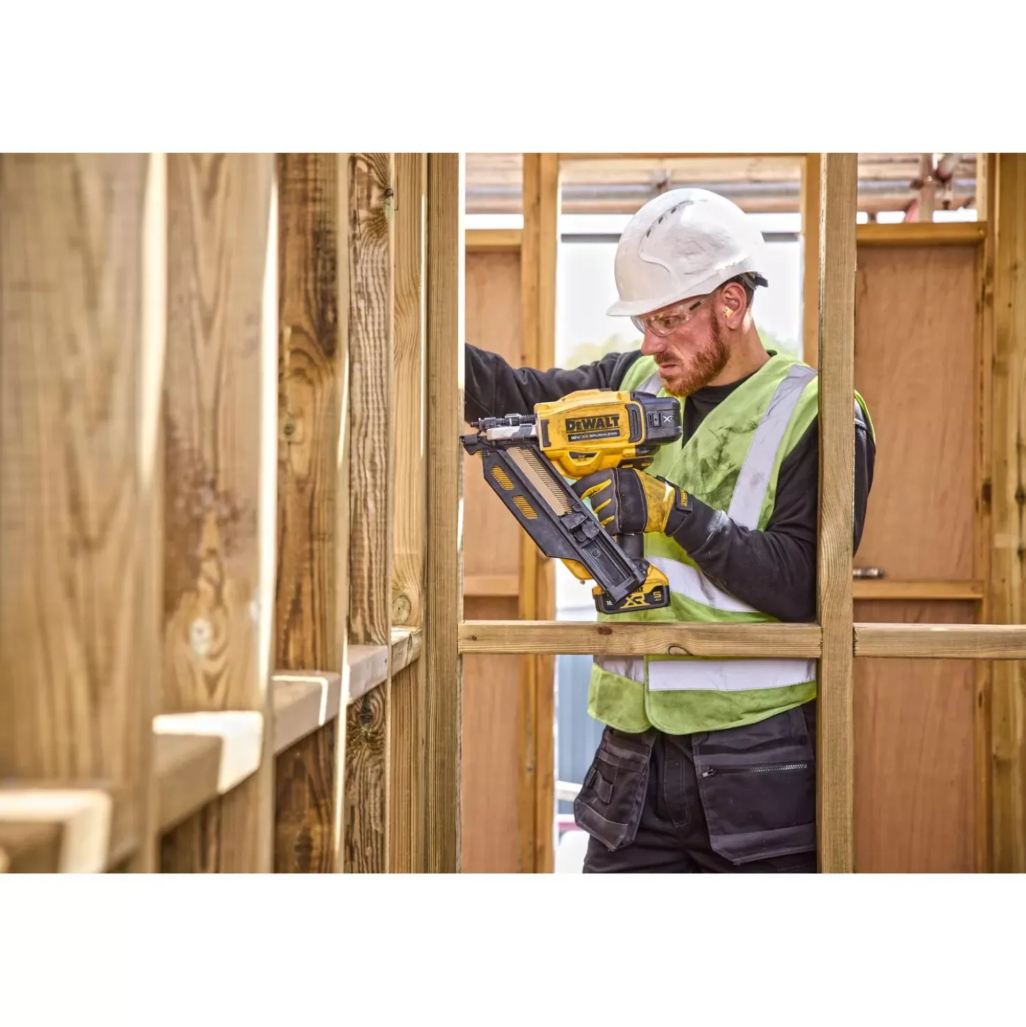 DeWALT DCN950N-XJ 18V Li-ion accu constructie tacker body - enkel schot - 2,8-3,3mm - 50-90mm