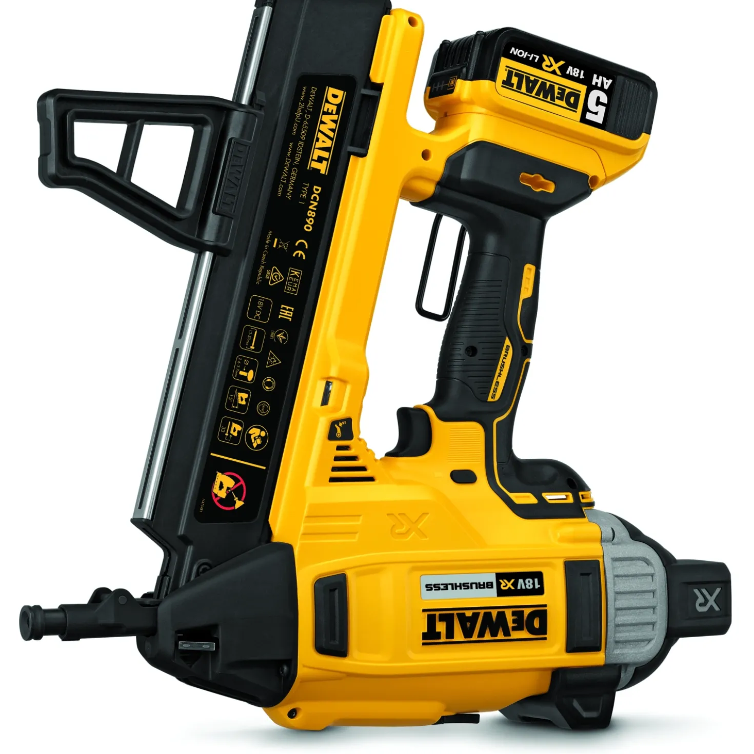 DeWALT DCN890N-XJ 18V Li-ion XR accu betontacker body - koolborstelloos
