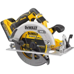 DeWALT DCS573H2T-QW 18V Li-ion XR accu cirkelzaag set (2x POWERSTACK 5.0Ah) in TSTAK - 190mm