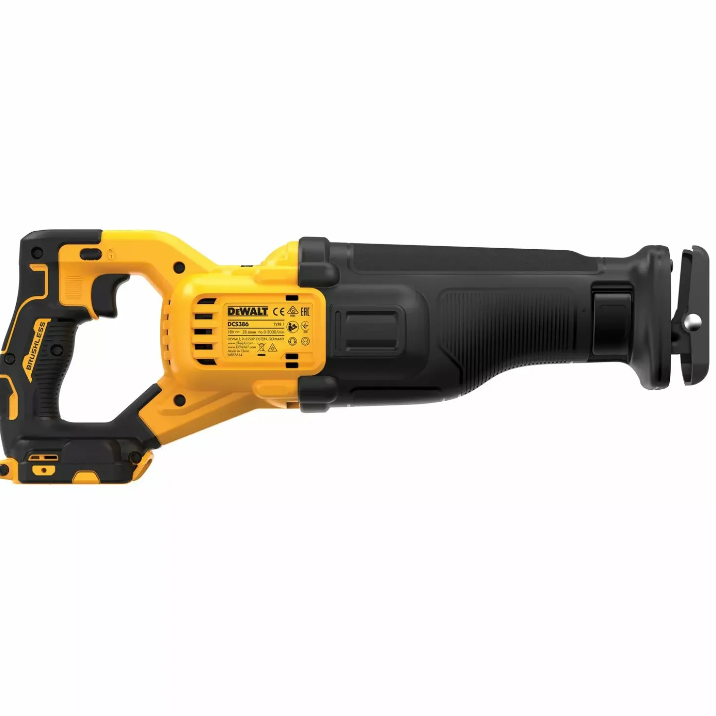 DeWALT DCS386NT-XJ 54V Li-ion XR FlexVolt accu reciprozaag body in TSTAK