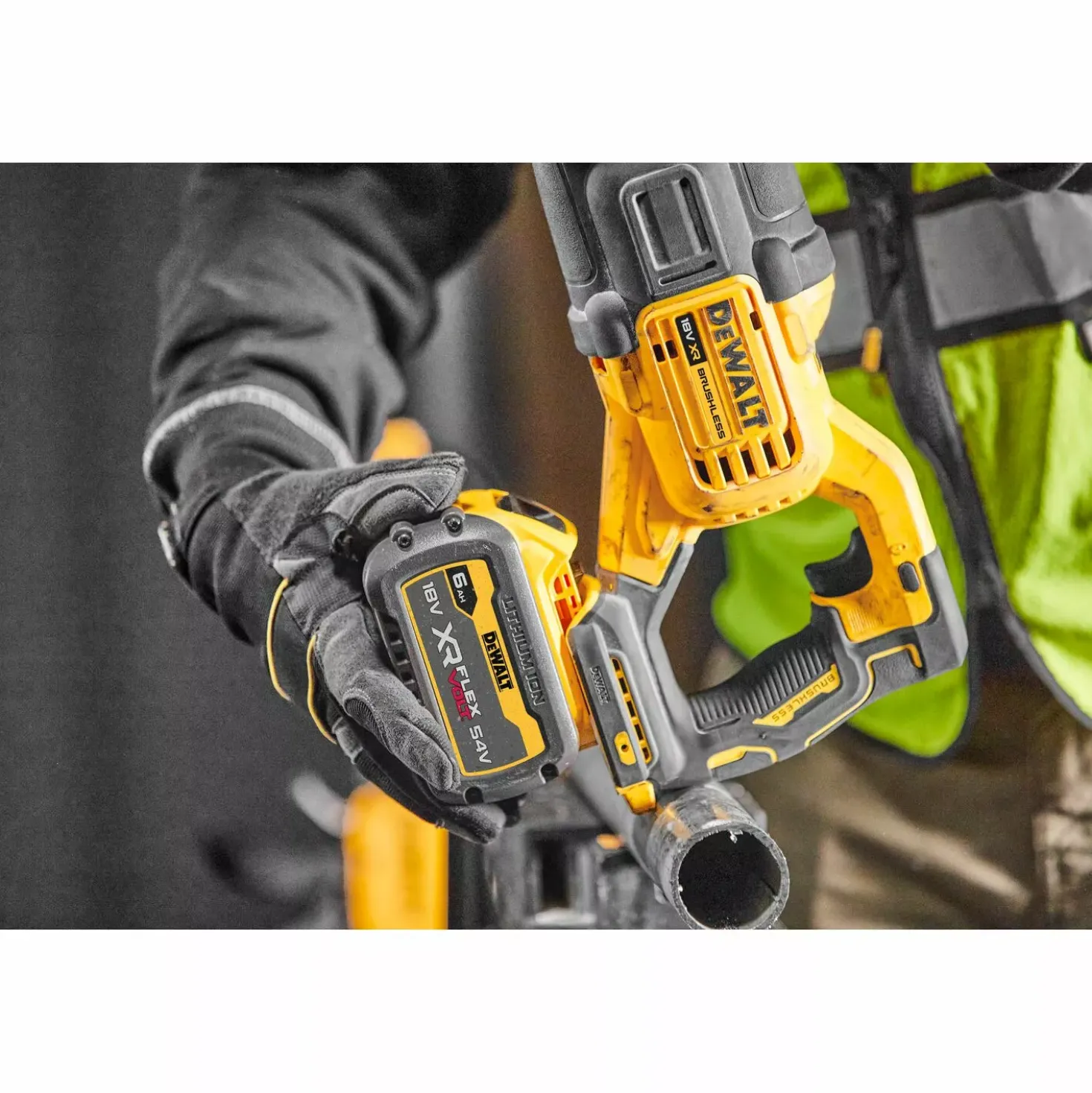 DeWALT DCS386NT-XJ 54V Li-ion XR FlexVolt accu reciprozaag body in TSTAK