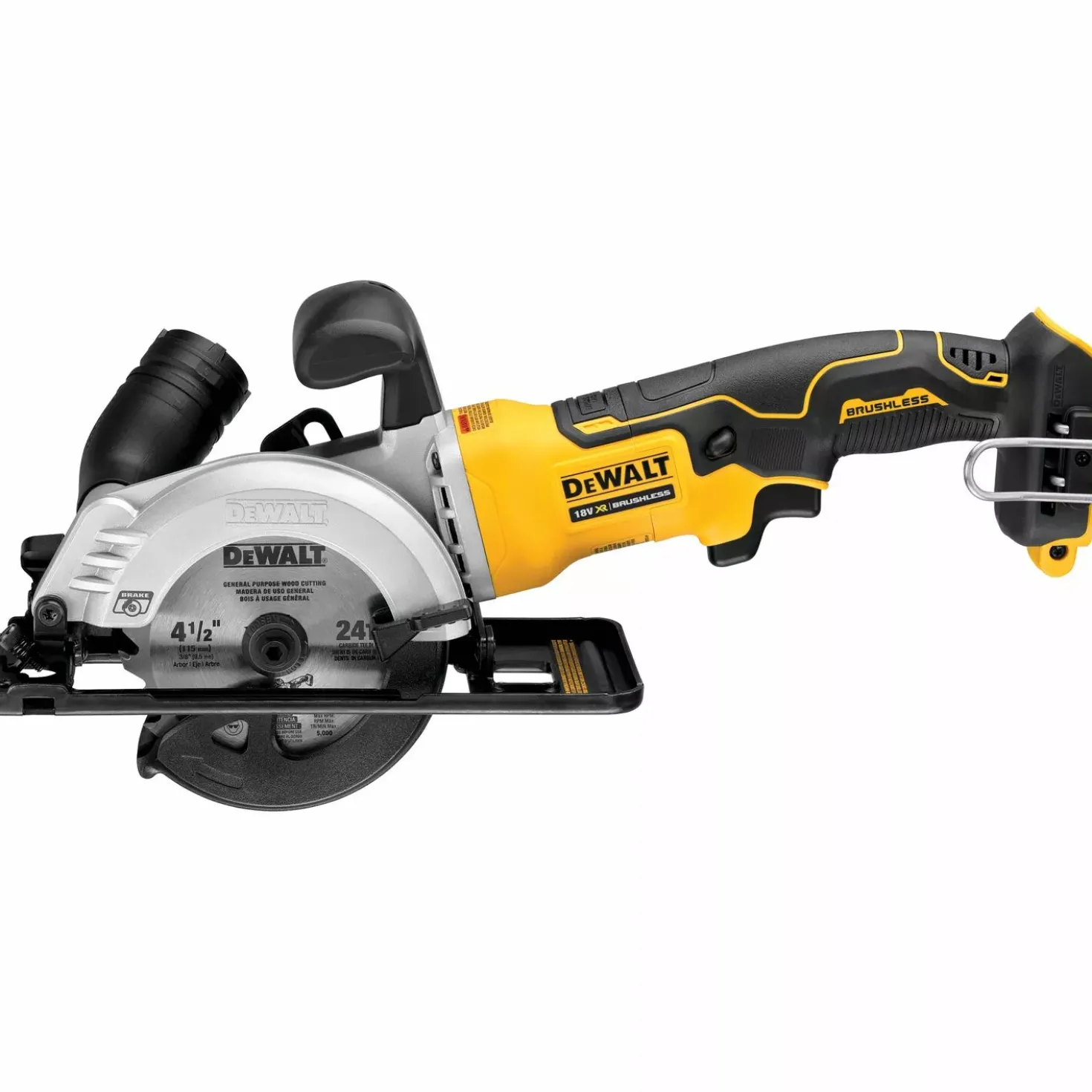 DeWALT DCS571N-XJ 18V Li-ion XR accu cirkelzaag body - 115mm - koolborstelloos