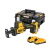 DeWALT DCS369P2-QW 18V Li-ion accu reciprozaag set (2x 5.0Ah accu) in TSTAK