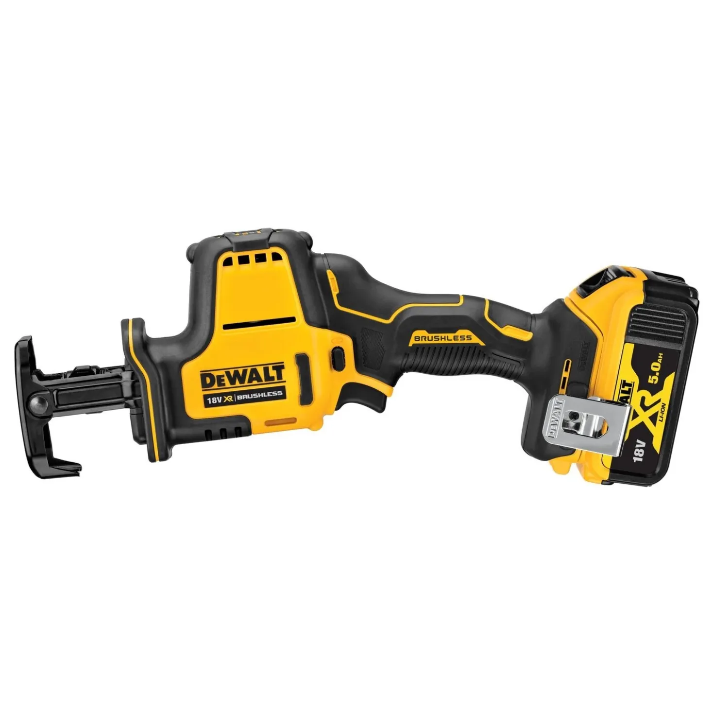 DeWALT DCS369P2-QW 18V Li-ion accu reciprozaag set (2x 5.0Ah accu) in TSTAK