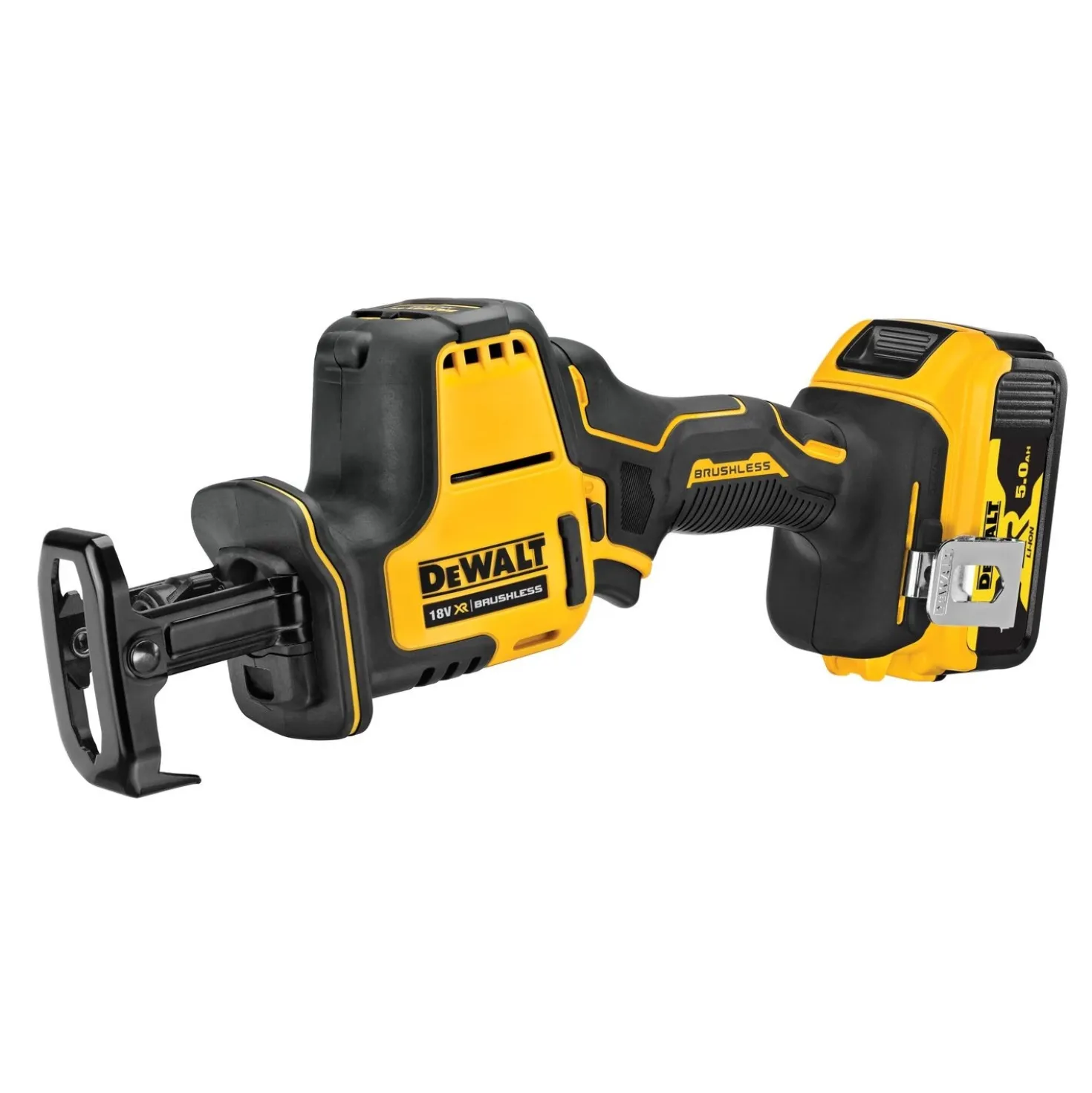 DeWALT DCS369P2-QW 18V Li-ion accu reciprozaag set (2x 5.0Ah accu) in TSTAK