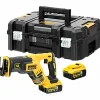 DeWALT DCS367P2-QW 18V Li-ion XR accu reciprozaag set (2x 5.0Ah) in TSTAK - koolborstelloos