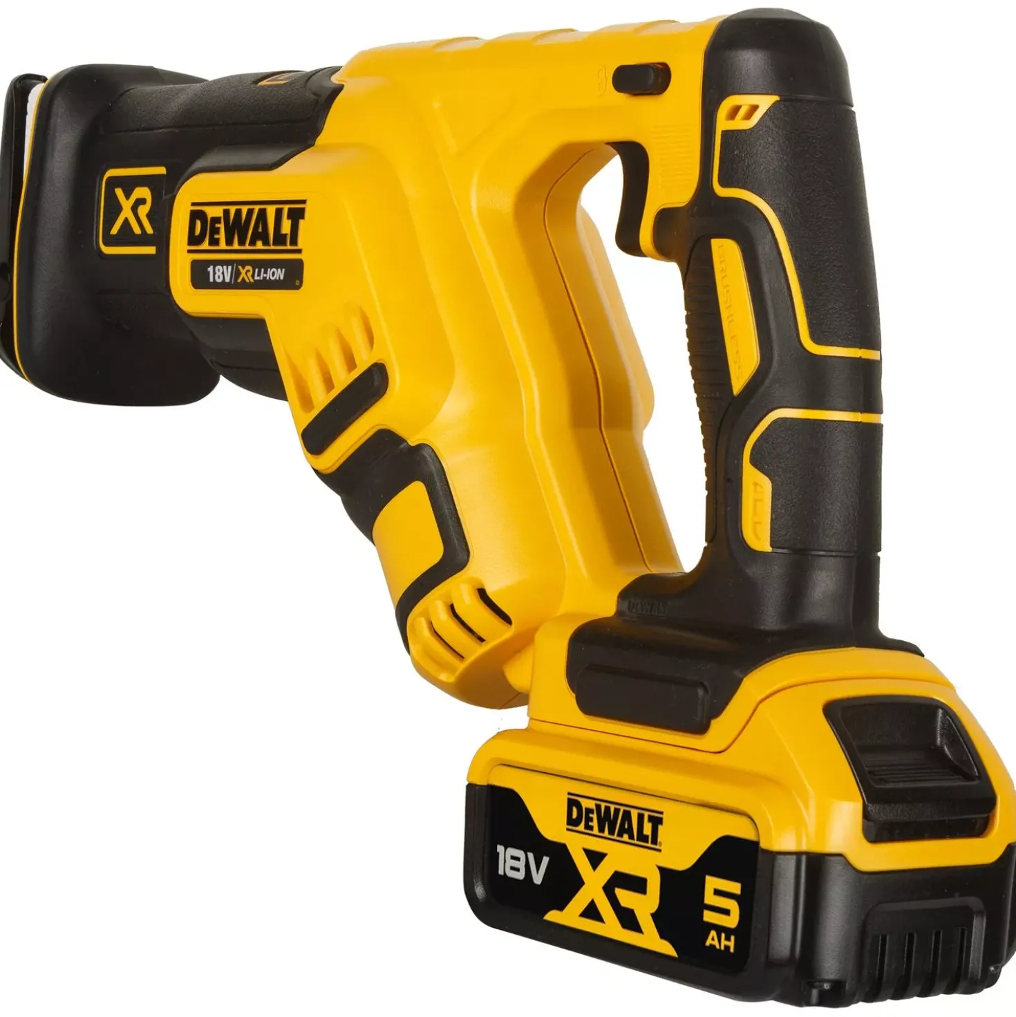 DeWALT DCS367P2-QW 18V Li-ion XR accu reciprozaag set (2x 5.0Ah) in TSTAK - koolborstelloos