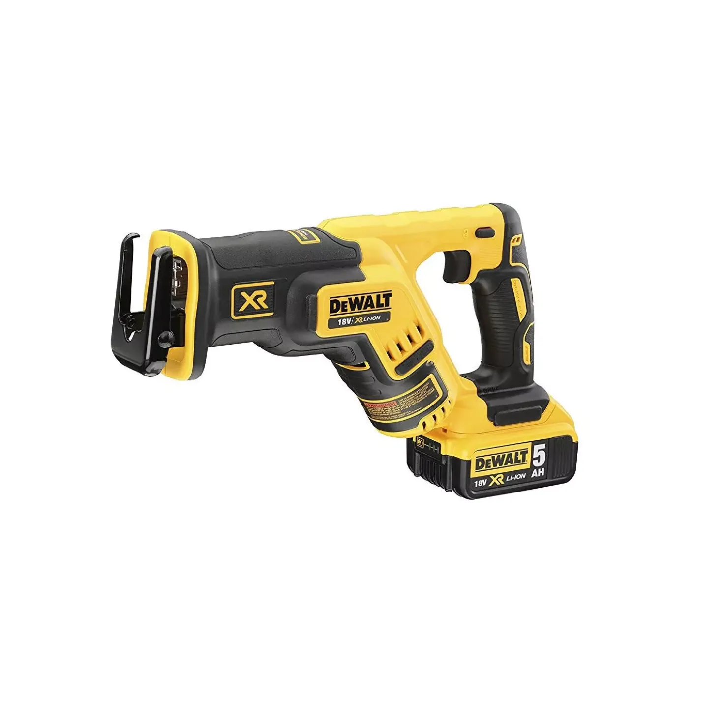 DeWALT DCS367P2-QW 18V Li-ion XR accu reciprozaag set (2x 5.0Ah) in TSTAK - koolborstelloos