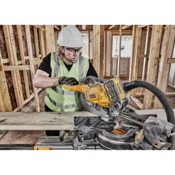DeWALT DCS781X2-QW Li-Ion accu 54V Brushless Afkort-/verstekzaagset 9.0Ah - 305mm