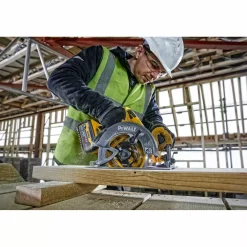 DeWALT DCS578X2-QW 54V Li-ion XR FlexVolt accu cirkelzaag set (2x 9.0Ah) in TSTAK - 190mm