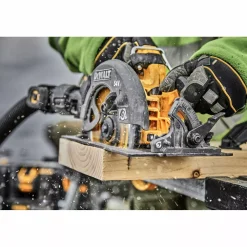 DeWALT DCS578X2-QW 54V Li-ion XR FlexVolt accu cirkelzaag set (2x 9.0Ah) in TSTAK - 190mm