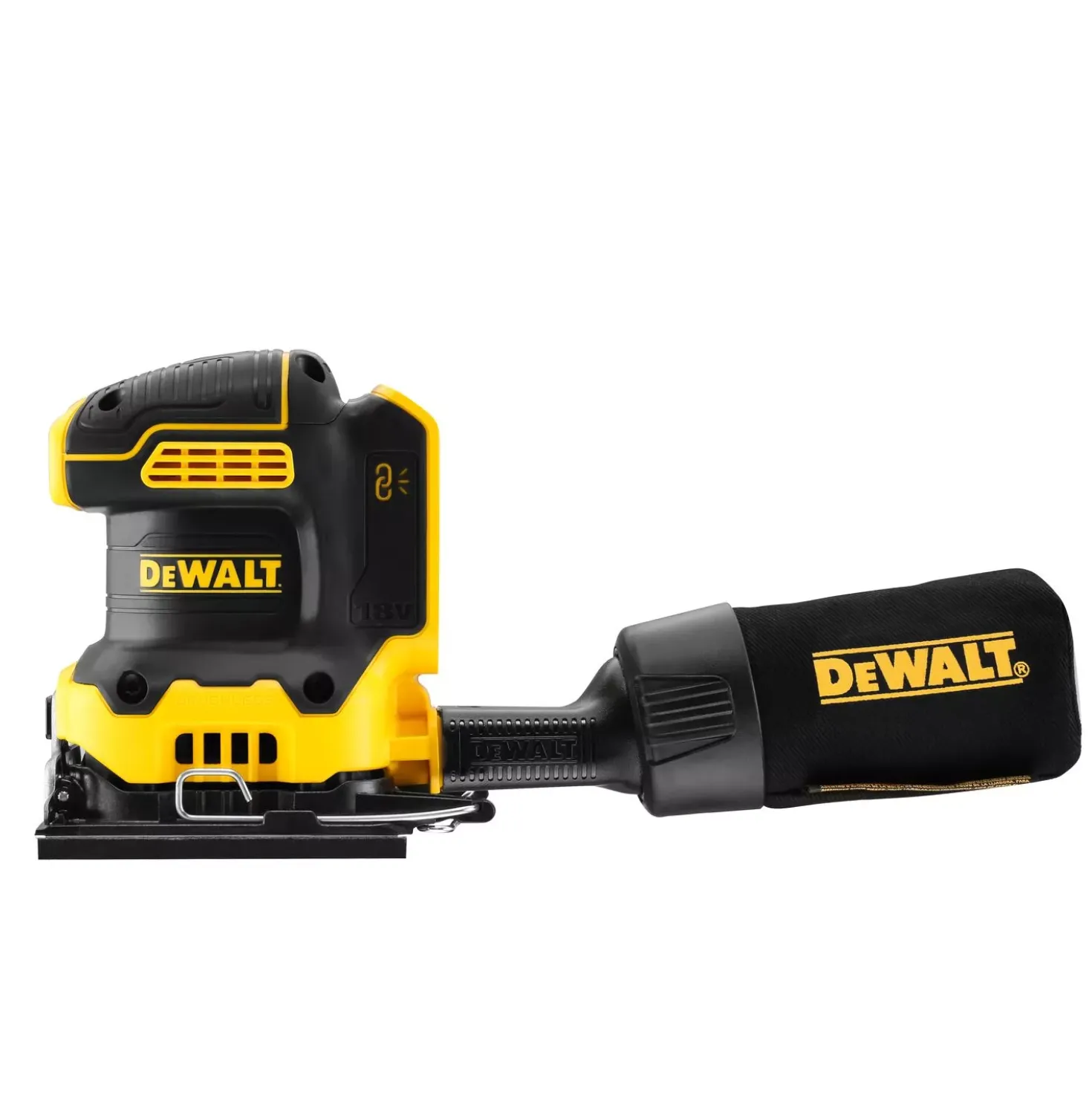 DeWALT DCW200N-XJ 18V Li-ion XR accu vlakschuurmachine body - 140 x 115mm - koolborstelloos
