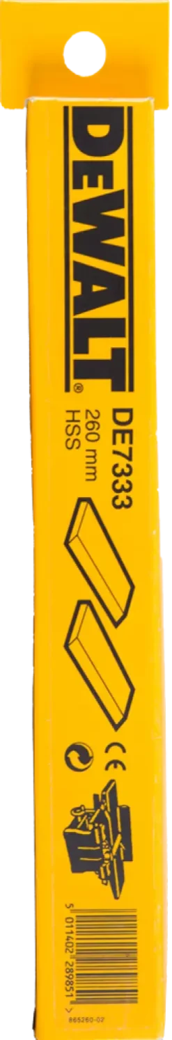 DeWALT DE7333-XJ HSS schaafbeitels voor D27300 & DW733S - 260mm (2st.)