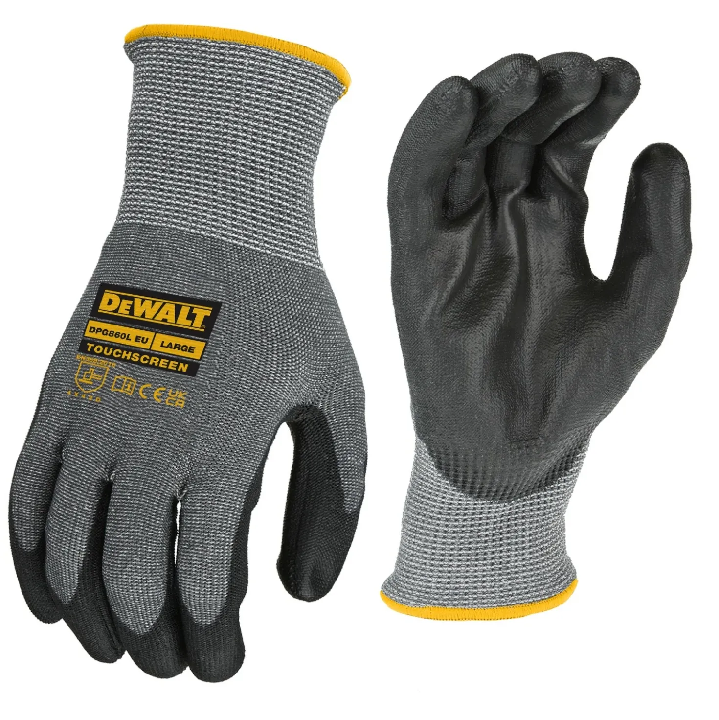 DeWALT DPG860LEU Werkhandschoen 13G A4 - Touch - Maat L