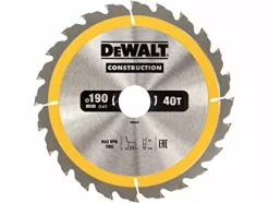 DeWALT DT1945 Cirkelzaagblad - 190 x 30 x 40T - Hout en Non-ferro metaal