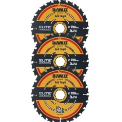 DeWALT DT10399 Constructie Cirkelzaagbladen set - 190 x 30 x 24T (3st) - Hout