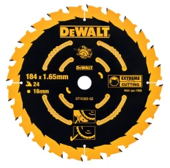 DeWALT DT10302 Extreme Cirkelzaagblad - 184 x 16 x 24T