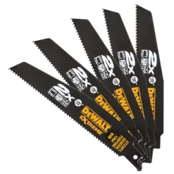 DeWALT DT2301L-QZ Reciprozaagblad - 152 x 2,5mm - Universeel (5st)