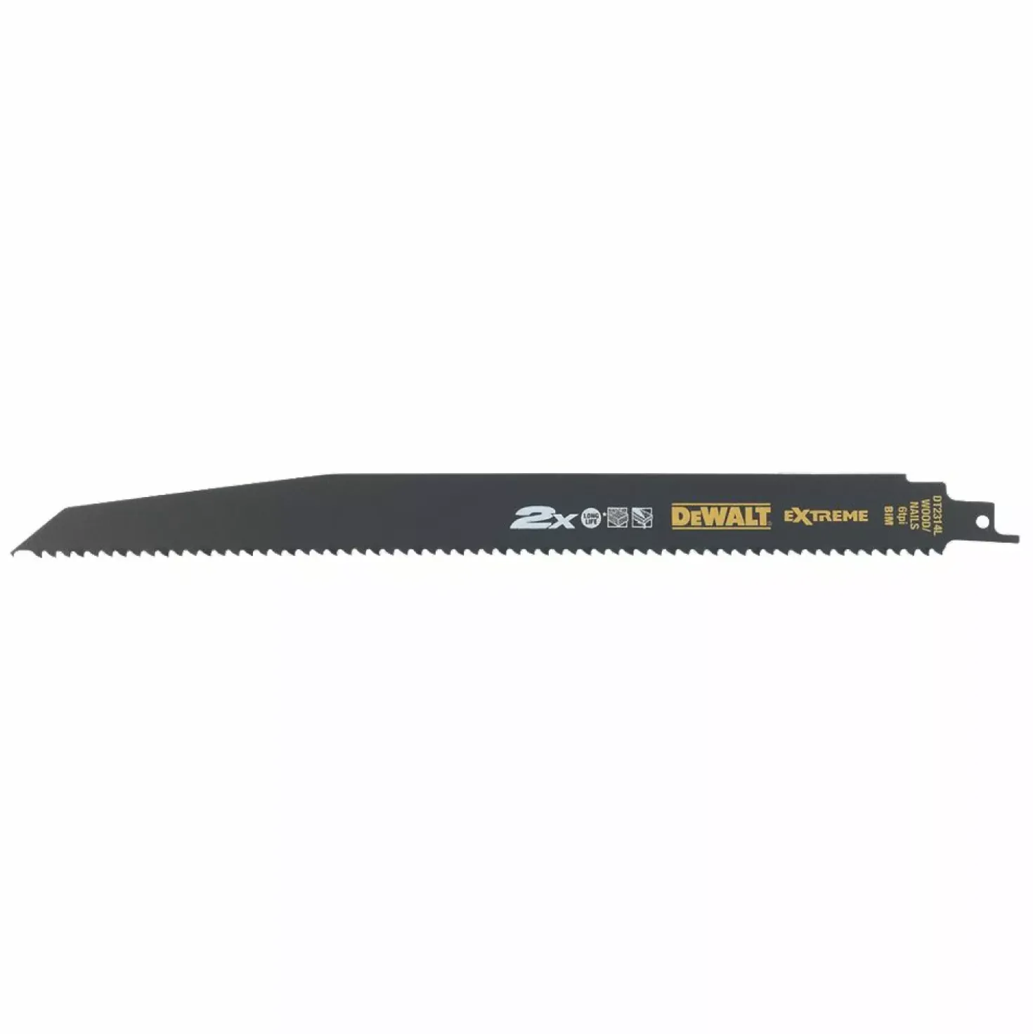 DeWALT DT2314L-QZ Reciprozaagblad - 305 x 4,2mm - Hout met spijkers (5st)
