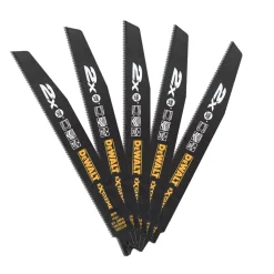 DeWALT DT2308L-QZ Reciprozaagblad - 228 x 2,5mm - Universeel (5st)