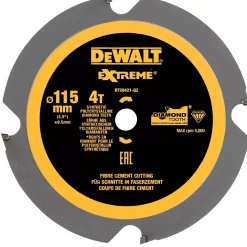 DeWALT DT20421-QZ Cirkelzaagblad CZB PCD laminaat/vezelcement 115x9.5x4t voor DCS571