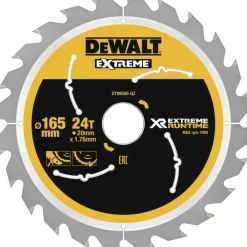 DeWALT DT99560-QZ Cirkelzaagblad - 165 x 20 x 24T - Hout