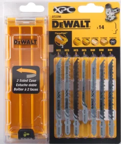 DeWALT DT2298-QZ 14 delig Decoupeerzaagblad set XPC in cassette - Hout / Kunststof / Laminaat
