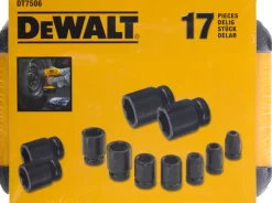 DeWALT DT7506-QZ 17 delige doppenset in koffer