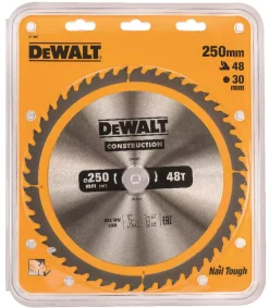 DeWALT DT1957-QZ Extreme Cirkelzaagblad - 250 x 30 x 48T - Hout (Met nagels)