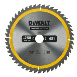 DeWALT DT1957-QZ Extreme Cirkelzaagblad - 250 x 30 x 48T - Hout (Met nagels)