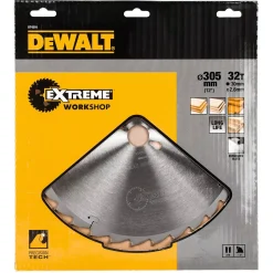 DeWALT DT4210-QZ Extreme Cirkelzaagblad - 305 x 30 x 32T - Hout / Laminaat