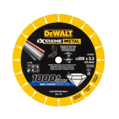 DeWALT DT40257-QZ Extreme diamant doorslijpschijf voor metaal - 355 x 25,4 x 3,3mm