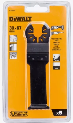 DeWALT DT20724-QZ HCS invalzaagblad voor hard hout - 31mm (5st)