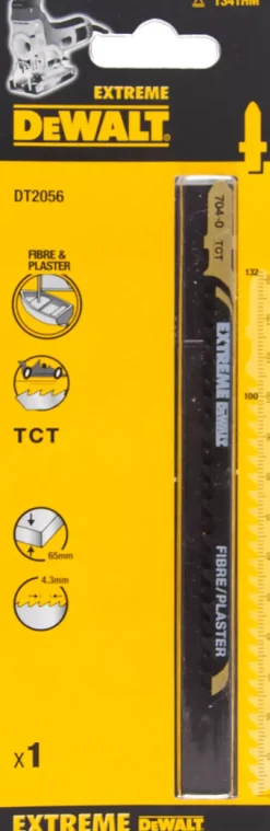 DeWALT DT2056-QZ HM Decoupeerzaagblad Extreme - 4.3mm tandafstand - Epoxy / Gipsplaat