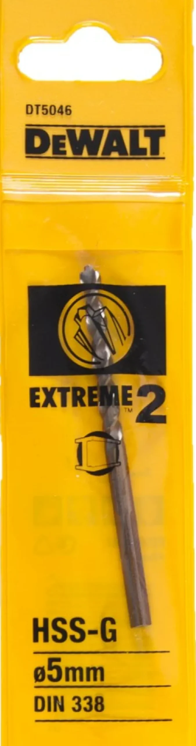 DeWALT DT5046-QZ HSS-G metaalboor EXTREME 2 - 5 x 86mm
