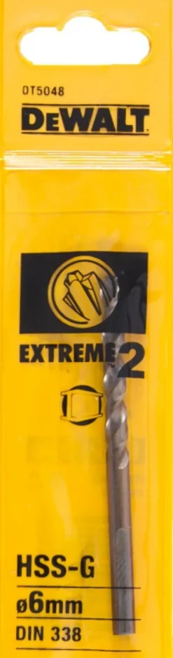 DeWALT DT5048-QZ HSS-G metaalboor EXTREME 2 - 6 x 93mm