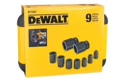 DeWALT DT7507-QZ Krachtdoppenset in cassette - 9-delig
