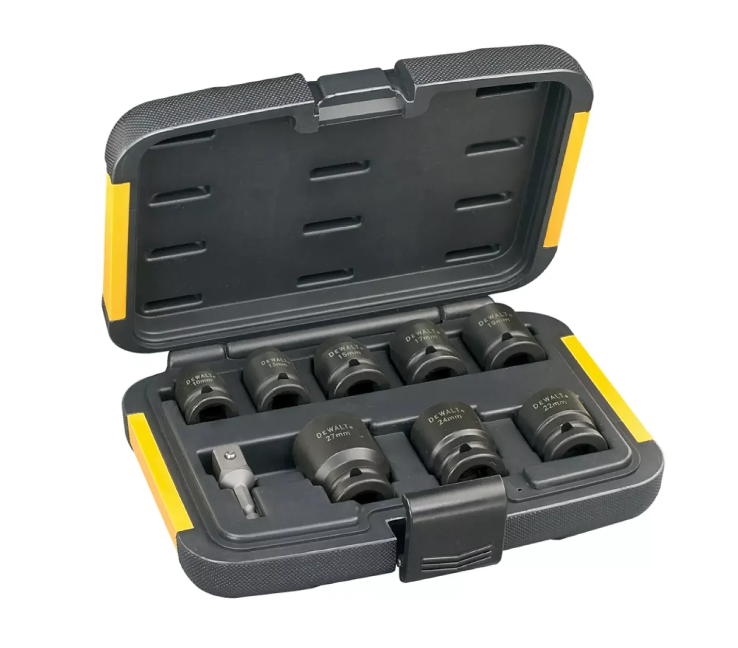 DeWALT DT7507-QZ Krachtdoppenset in cassette - 9-delig