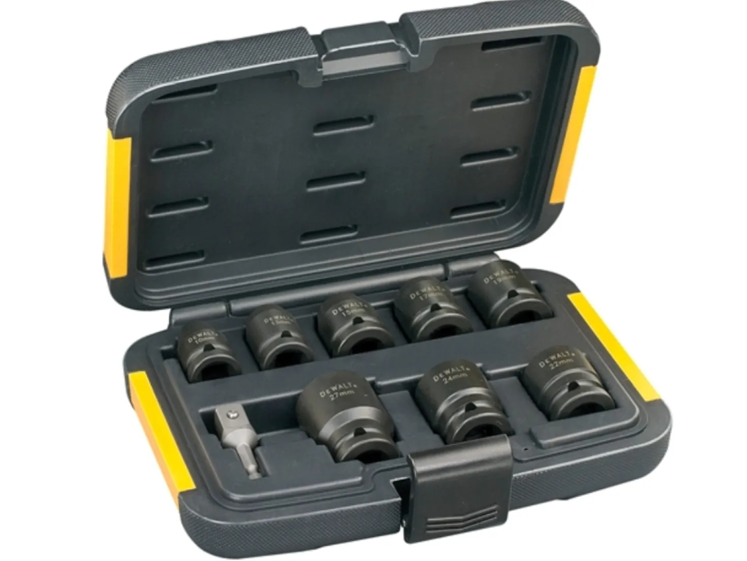 DeWALT DT7507-QZ Krachtdoppenset in cassette - 9-delig