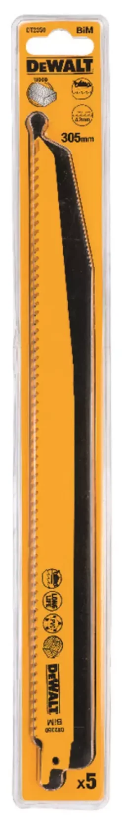 DeWALT DT2350-QZ Reciprozaagblad - 305 x 4,2mm - Hout/Kunststof (5st)