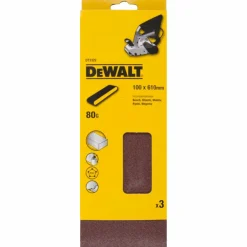 DeWALT DT3322 Schuurband - K80 - 100x610mm - 3st