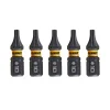 DeWALT DT7379T Impact schroefbits - T10 x 25mm (5st)