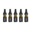 DeWALT DT7380T Impact schroefbits - T15 x 25mm (5st)