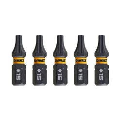 DeWALT DT7380T Impact schroefbits - T15 x 25mm (5st)
