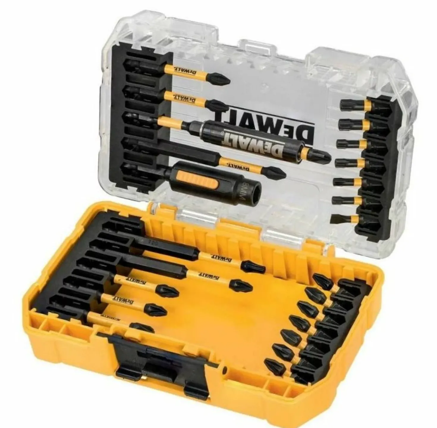 DeWALT DT70730T-QZ 25-delige Bitset in cassette - PZ/PH/TX/SL