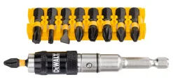 DeWALT DT70518T-QZ 10-delige impact Torsion bitset met zwenkbare bit tip houder