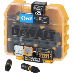 DeWALT DT70556T-QZ Pz2 Extreme Impact Torsion Bit Set in Tic Tac dispenser - 25mm (25st)