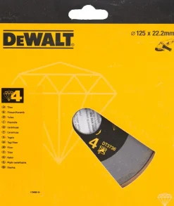 DeWALT DT3736-XJ Diamantdoorslijpschijf - 125 x 22,23 x 1,6mm - keramiek - tegels