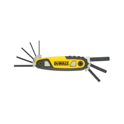 DeWALT DWHT0-70263 8-delige Inbussleutelset - Hex - 1,5-8mm - vouwbaar