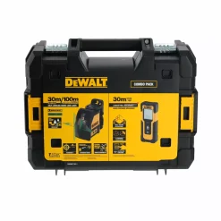 DeWALT DW0887100-1 Kruislijnlaser set incl. afstandsmeter in koffer - Groen - 2x 15m - IP40